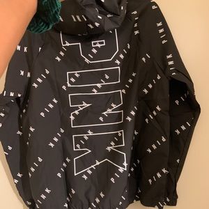 VS Pink Full Zip Logo Jacket* Sz XS/S